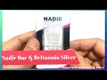 Unboxing Nadir Silver Bar Plus 2023 Britannia Silver Rounds Queen Elizabeth