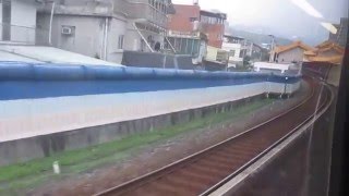 台北捷運381型軟改列車往象山行駛紅樹林到北投