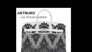 ARTBURO Personalization \u0026 HERMÈS Birkin Creations for Susan Casden. One of a kind piece.