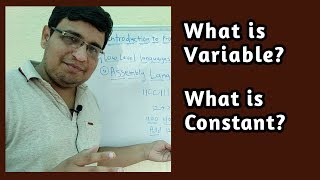 Variables in C | Constant in C | C Programming PART 4