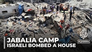Israeli attack on house kills 12 people in Jabalia refugee camp