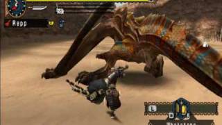 MHFU/MHP2G Tigrex  vs Hunting Horn [TRAINING]