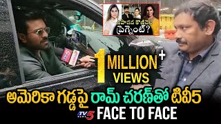 Ram Charan Face To Face With TV5 in USA | RRR Oscar | TV5 Tollywood