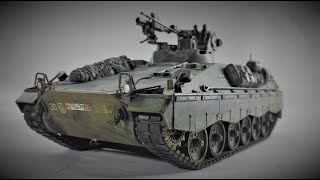 SCHUTZENPANZER MARDER 1A2 BY TAMIYA 1/35 scale full build battle tanks.