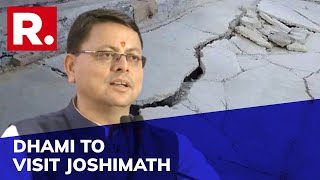 Uttarakhand CM Pushkar Dhami To Visit Joshimath To Review Situation, Will Meet Residents