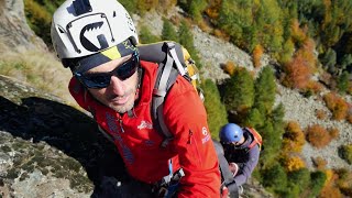 Rope rope technician, on the tightrope at high altitude!