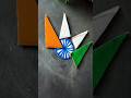 indian flag craft for beginners / independence day flag #shorts #ytshorts