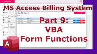 How To Create Invoice / Billing System In Ms Access | VBA -- Part 9