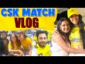 CSK Match Vlog 💛 | Chennai Super Kings - க்கு  Whistle போடு 😍 | Raveena Daha