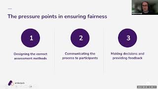 ISE and Amberjack Webinar  Fairness in Assessment and Selection