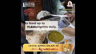 This Basant Panchami, Offer Anna Daan At Maha Kumbh Mela I ISKCON Bangalore