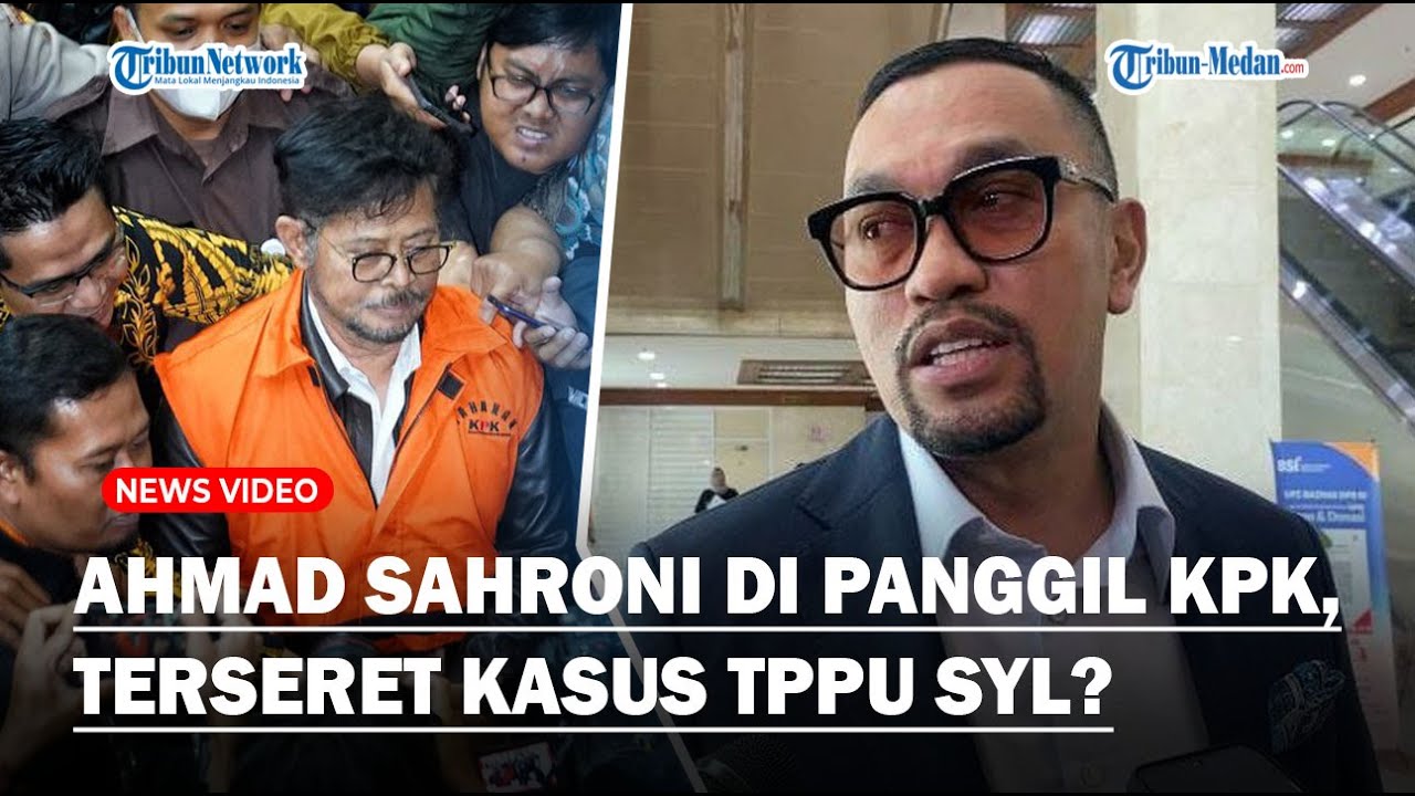 MENOHOK! KPK Panggil Ahmad Sahroni Usut Tuntas Kasus TPPU Eks Mentan ...