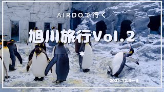 【北海道】AIRDOで行く旭川旅行Part2 OMO７旭川・冬の旭山動物園　めざましテレビでも紹介！滑って転ぶペンギン　【ASAHIYAMA ZOO】