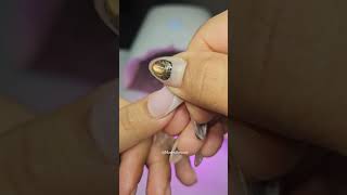 Ya no gastes dinero en uñas mira esto #shorts #nails #shortvideo