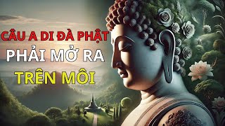 Câu A Di Đà Phật phải nở mãi trên môi chí thành trì giữ khi mạng chung sẽ được vãng sanh