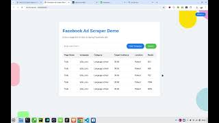 Python | Requests | Facebook Ads Library Scraper