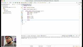 Merge Sorted Array - Java solution walkthrough