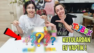 TOYBOX KUTULARINDAN EV YAPTIK ! HESAP MAKİNESİ VE SES KAYIT CİHAZI | EYLÜL LAL