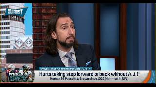 Nick Wright Was WRONG About Jalen Hurts Support By Eagles? 👀 FIRST THINGS FIRST REACTION | NFL
