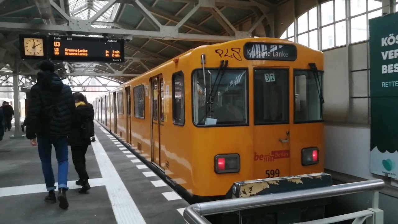 U-Bahn Berlin: Der Wieder Eröffneter Abschnitt Der U1, U3 Warschauer ...