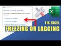 FIX: EXCEL Not Responding, Crashing, or Lagging (4 Troubleshooting Methods)