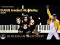 Queen Greatest Hits Medley - Queen, Bohemian Rhapsody OST | piano cover by Sunny Fingers