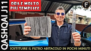 GUIDA su come sostituire correttamente il filtro abitacolo su Nissan Qashqai J11 e xtrail 😁