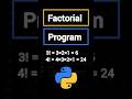 How To Find Factorial In Python🐍
