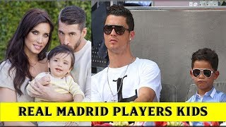 Real Madrid Football Players with Their Kids