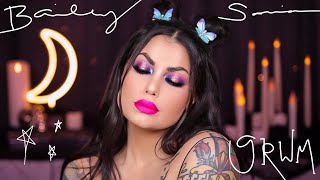 🦋Neighbor Is Wearing Underwear on his face &  Colorful Makeup Look - A GRWM with Bailey Sarian 🦋