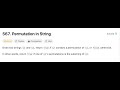 leetcode 567: permutation in string // simple explanation // python3