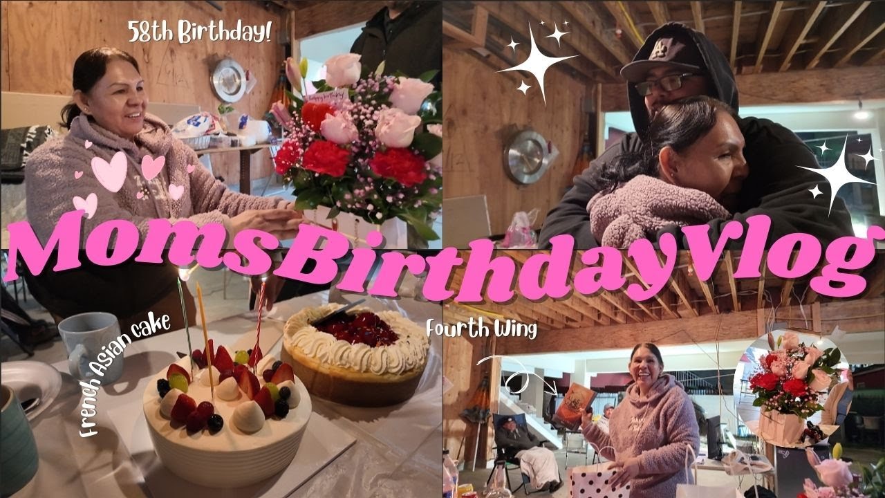 Moms 58th Birthday Vlog рџћ Tour Les Jours Cake Birthday Gifts Youtube