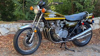 1974 Kawasaki Z1 900 Cold Start \u0026 Running For Sale on eBay!