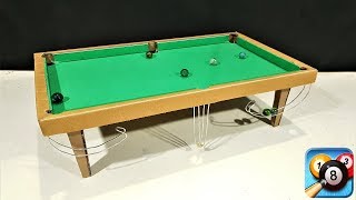 How to Make 8 Ball Pool  Snooker table Game from Cardboard