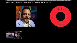 1968 FAST: Tony Owens - I Know You Don't Love Me No More [SOULIN'  148]