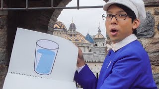 クリスマスツリーから光を取り出すファンカスト ミネザキさん