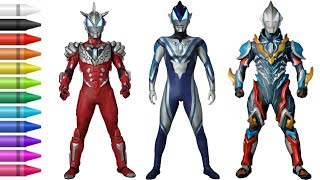 MEWARNAI ULTRAMAN GEED SOLID BURNING, GEED ACRO SMASHER \u0026 ULTRAMAN GEED GALAXY RISING