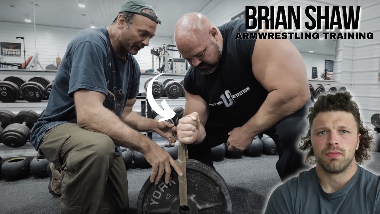 Brian Shaw Devon Larratt Armwrestling Training Youtube