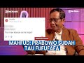 Respons Mahfud MD Terkait Akun Fufufafa Disebut Milik Gibran