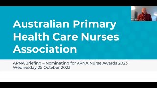 APNA Briefing: Nominating for the APNA Nurse Awards 2023