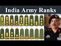 India Army Ranks || Commissioned Officers