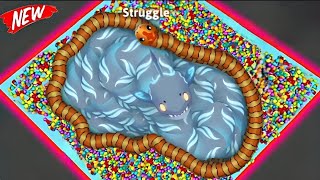 snake.io🐍Spotted snake skin🐍Spotted snake party,Zero to Hero gameplay Snake Struggle