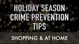 Holiday Property Crime Prevention Tips | Straight to You | Oxnard Police Department