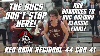 Red Bank Regional 44 CBA 41 | Buc Holiday Classic Semifinal | Boys Basketball Highlights