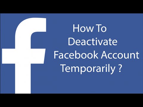 How To Deactivate Your Facebook Account Temporarily -2016 ? How To Deactivate Your Facebook Account Temporarily -2016 ?