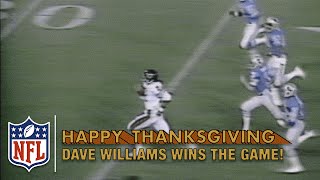 Dave Williams Game-Winning Kickoff Return TD in OT! (1980) | Bears vs. Lions | NFL on Thanksgiving
