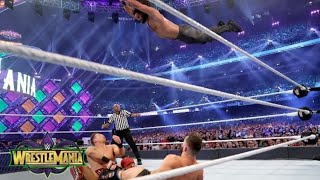 Seth Rollins vs Finñ Balor vs The Mîz at Wrestlemania 34 For Intercontinental championship