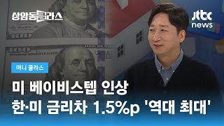 미 베이비스텝…한·미 금리차 1.5%p '역대 최대' (정철진 경제평론가) / JTBC 상암동 클라스
