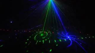 6 aperture RGB laser light TF02RGB