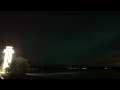 aurora lights up night sky in alberta canada